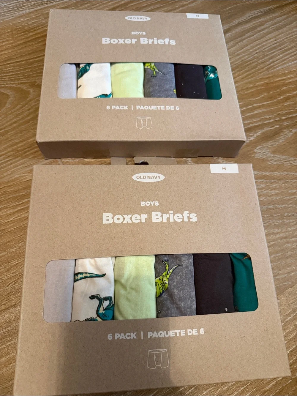Old Navy Boys Boxer Briefs - Dino and Solid Print NIB Bundle